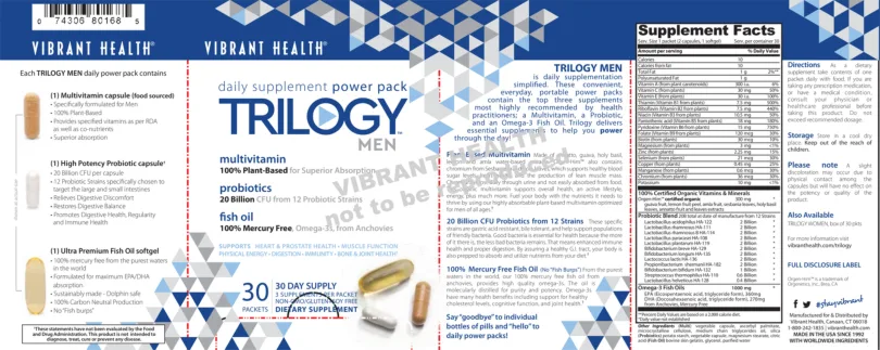 Label for Trilogy Men