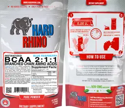 Label for Instantized BCAA 2:1:1 Blue Raspberry