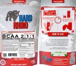 Label for Instantized BCAA 2:1:1 Fruit Punch