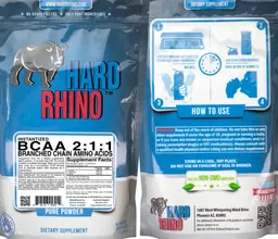Label for Instantized BCAA 2:1:1