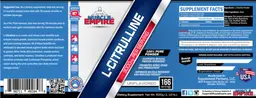 Label for L-Citrulline 3000 mg Unflavored