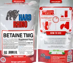 Label for Betaine TMG