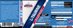 Label for L-Taurine 800 mg Unflavored