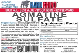 Label for Agmatine Sulfate