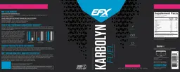 Label for Karbolyn Fuel Strawberry