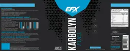 Label for Karbolyn Fuel Blue Razz Watermelon