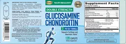 Label for Double Strength Glucosamine Chondroitin
