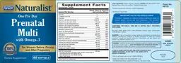 Label for Prenatal Multi With Omega-3