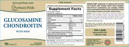 Label for Glucosamine Chondroitin with MSM
