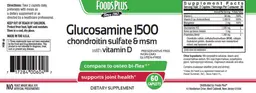 Label for Glucosamine 1500