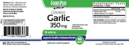 Label for Odorless Garlic 350 mg