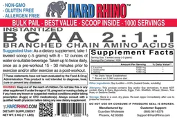 Label for Instantized BCAA 2:1:1