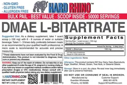 Label for DMAE L-Bitartrate