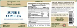 Label for Super B Complex