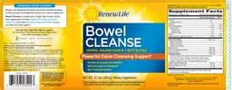 Label for Bowel Cleanse