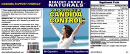 Label for Advanced Candida Control
