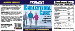 Label for Cholesterol Care