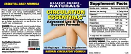 Label for Circulation Essentials