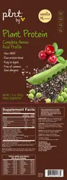 Label for Plant Protein Vanilla