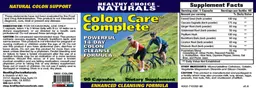Label for Colon Care Complete