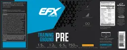 Label for Training Ground PRE Orange Mango