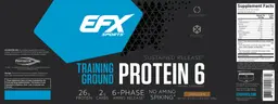 Label for Training Ground Protein 6 Chocolate