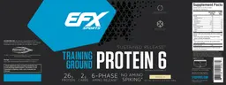 Label for Training Ground Protein 6 Vanilla