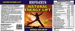 Label for Natural Energy Lift