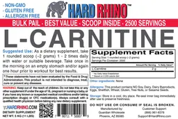 Label for L-Carnitine