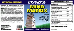 Label for Mind Matrix