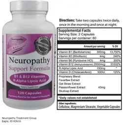 Label for Neuropathy Support Formula
