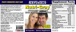 Label for Nutri-Gray