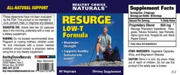 Label for Resurge Low-T Formula