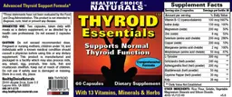 Label for Thyroid Essential