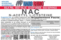 Label for NAC N-Acetyl L-Cysteine