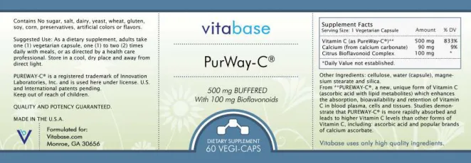 Label for PurWay-C