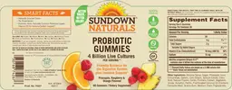 Label for Probiotic Gummies