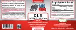 Label for CLA Conjugated Linoleic Acid 1000 mg