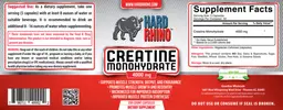 Label for Creatine Monohydrate 4000 mg
