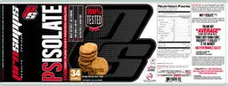 Label for PSIsolate Peanut Butter Cookie