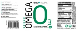 Label for O3 2000 mg