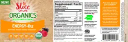 Label for Energy + B12 Natural Berry Flavor