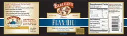 Label for Lignan Flax Oil