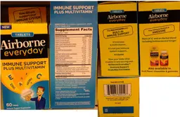 Label for Immune Support Plus Multivitamin