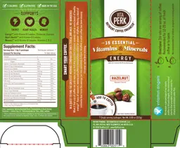 Label for VitaPerk Hazelnut
