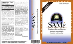 Label for SAMe 400 mg
