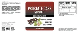 Label for Prostate Care Support