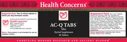 Label for AC-Q Tabs Siler
