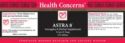 Label for Astra 8