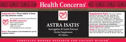 Label for Astra Isatis